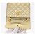 CHANEL Mini Matelassé Borsa a Spalla con Catena in Pelle di Agnello Oro CC Auth 152962 D'oro - vista 9