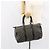 Borsa Boston Mini in Tela Trotter Christian Dior Nera Argento Auth 152631 Nero - vista 25
