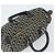 Borsa Boston Mini in Tela Trotter Christian Dior Nera Argento Auth 152631 Nero - vista 6