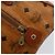 Borsa MCM Logogram Vicetos in pelle PVC marrone e oro Auth gh1221 D'oro - vista 10
