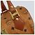 Borsa MCM Logogram Vicetos in pelle PVC marrone e oro Auth gh1221 D'oro - vista 17