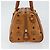 Borsa MCM Logogram Vicetos in pelle PVC marrone e oro Auth gh1221 D'oro - vista 3