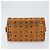 Borsa MCM Logogram Vicetos in pelle PVC marrone e oro Auth gh1221 D'oro - vista 5