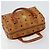 Borsa MCM Logogram Vicetos in pelle PVC marrone e oro Auth gh1221 D'oro - vista 6