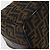 Borsa Vanity in Tela Zucca FENDI Nera Marrone Auth 147545 Nero - vista 15