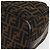 Borsa Vanity in Tela Zucca FENDI Nera Marrone Auth 147545 Nero - vista 16