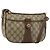 Borsa a Spalla Gucci GG Supreme Web Sherry Line PVC Beige 89 02 032 Auth 146752 D'oro