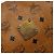 Sac à épaule MCM Logogram Vicetos en cuir PVC marron et or Auth BA7031 Doré - vue 12