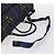 Autre Marque Borsa Boston Burberrys in tela PVC 2 pezzi blu navy e verde Auth bs29550 - vista 14