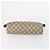 Pochette GUCCI GG Canvas Supreme 3 Set Rosa Nero Beige Auth bs30861 - vista 6