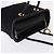 Céline Borsa a mano CELINE Circle in nylon e pelle nera dorata Auth 153316 Nero D'oro - vista 6