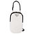 Borsa a Spalla PRADA Nylon 2way Bianco Argento Auth 152675V - vista 13