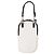 Borsa a Spalla PRADA Nylon 2way Bianco Argento Auth 152675V - vista 2