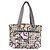 CHANEL Tote Bag Canvas Leather Beige Silver CC Auth 155092 Silvery - view 13