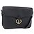 Borsa a spalla in tela a nido d'ape PVC nera e oro Christian Dior Auth ka361 Nero D'oro