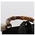 Zaino in Pelle Suede Gucci Bamboo Nero Oro 003 1705 0030 Auth BA7789 - vista 14