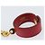 Hermès HERMES Handschuhhalter Charm Leder Rot Gold Auth ar13845 Golden - Ansicht 7