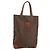 Céline Borsa a mano in tela Macadam CELINE in pelle PVC marrone oro Auth 152276 D'oro