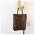 Céline Borsa a mano in tela Macadam CELINE in pelle PVC marrone oro Auth 152276 D'oro - vista 19