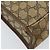 Borsa tote Gucci GG Supreme Web Sherry Line in PVC beige e oro 010 378 Auth 154418 D'oro - vista 14