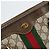 Borsa tote Gucci GG Supreme Web Sherry Line in PVC beige e oro 010 378 Auth 154418 D'oro - vista 17