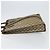 Borsa tote Gucci GG Supreme Web Sherry Line in PVC beige e oro 010 378 Auth 154418 D'oro - vista 4