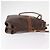 Céline CELINE Macadam Canvas Schultertasche aus PVC-Leder Braun Gold Auth 153471 Golden - Ansicht 3