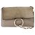 Chloé Borsa a Spalla Chloe Fay in Pelle Scamosciata Beige Oro Auth gh1321 D'oro - vista 13