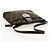 Borsa a spalla Mamma Baguette in tela Zucca FENDI nera e marrone Auth 153620SAV Nero - vista 7