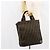 FENDI Zucca Canvas Tote Bag Schwarz Braun Auth gh1447 - Ansicht 20
