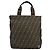 FENDI Zucca Canvas Tote Bag Schwarz Braun Auth gh1447 - Ansicht 3