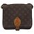 LOUIS VUITTON Borsa a Spalla Monogram Cartouchiere MM M51253 LV Auth BA8848 Monogramma - vista 13