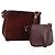 Cartier Borsa a Spalla in Pelle 2 Set Bordeaux Auth 151718 Bordò