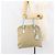 Borsa a mano PRADA in tela argento beige Auth BA8778 - vista 24