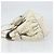 Borsa a mano in pelle bianca e oro GUCCI 189883 Auth ep12414 Bianco D'oro - vista 5