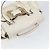 Borsa a mano in pelle bianca e oro GUCCI 189883 Auth ep12414 Bianco D'oro - vista 6