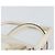 Borsa a mano in pelle bianca e oro GUCCI 189883 Auth ep12414 Bianco D'oro - vista 8