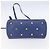 Borsa a mano in pelle Gancini Salvatore Ferragamo 2 in 1 Blu Oro Auth 150875 - vista 11