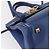 Borsa a mano in pelle Gancini Salvatore Ferragamo 2 in 1 Blu Oro Auth 150875 - vista 13