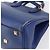 Borsa a mano in pelle Gancini Salvatore Ferragamo 2 in 1 Blu Oro Auth 150875 - vista 14