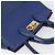 Borsa a mano in pelle Gancini Salvatore Ferragamo 2 in 1 Blu Oro Auth 150875 - vista 6