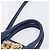 Borsa a mano in pelle Gancini Salvatore Ferragamo 2 in 1 Blu Oro Auth 150875 - vista 8