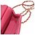 CHANEL Borsa a Spalla Matelassé in Pelle di Agnello Rosa Oro CC Auth 144828SAM D'oro - vista 21