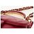 CHANEL Borsa a Spalla Matelassé in Pelle di Agnello Rosa Oro CC Auth 144828SAM D'oro - vista 8