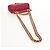 CHANEL Borsa a Spalla Matelassé in Pelle di Agnello Rosa Oro CC Auth 144828SAM D'oro - vista 9
