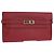 Hermès HERMES Kelly Long Wallet Cuero Rojo Oro Auth 144824SAM Roja Dorado