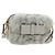 Borsa a Spalla Miu Miu in Pelliccia Grigia Oro Auth 134337V Marrone D'oro