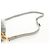 Borsa a Spalla Miu Miu in Pelliccia Grigia Oro Auth 134337V Marrone D'oro - vista 14