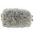 Borsa a Spalla Miu Miu in Pelliccia Grigia Oro Auth 134337V Marrone D'oro - vista 2