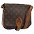 LOUIS VUITTON Bolsa de Ombro Monogram Cartouchiere MM M51253 LV Auth 152857 Monograma